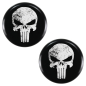 Preview: Schrauben-Cover - Gabelholme - Flat - schwarz → Punisher
