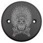 Preview: Motordeckel - links - mit Lasergravur → Indian Skull 01