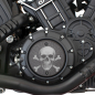 Preview: Motordeckel - rechts - mit Lasergravur - Skull & Crossbones 01