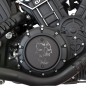 Preview: Motordeckel - rechts - mit Lasergravur - Skull 01