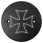 Preview: Motordeckel - links - mit Lasergravur - Cross