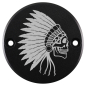 Preview: Motordeckel - rechts - mit Lasergravur → Indian Skull