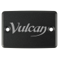 Preview: Flüssigkeitsbehälter-Deckel - Vulcan-Schriftzug - schwarz