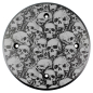 Preview: Motordeckel - links - schwarz → Skull-Party