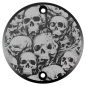 Preview: Motordeckel - rechts - schwarz → Skull-Party