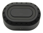Preview: Achs-Cover - hinten links - Drilled - mattschwarz