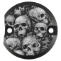 Preview: Motordeckel - vorne rechts - Skull-Party - schwarz