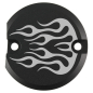 Preview: Motordeckel - vorne rechts - Flame 1 - schwarz