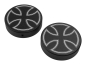 Preview: Schrauben-Cover - Gabelholme - Flat Cross - schwarz