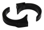 Preview: Blinkerhalter - Gabelholm - Shorty - 56mm - M8 - schwarz