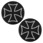 Preview: Schrauben-Cover - Gabelholme - Flat - schwarz → Cross