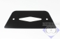 Mobile Preview: Blende "Raute" für die Sissybar Low II - schwarz