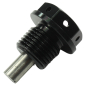 Preview: Oelablassschraube - magnetisch - M14x1.25 x 12 mm - schwarz