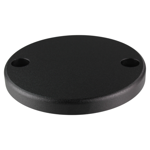 Preview: Motordeckel - Point-Cover - schwarz - mit Lasergravur → Cross