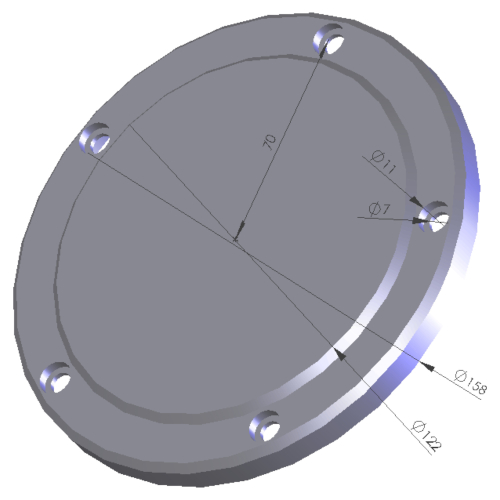 Motordeckel - Derby-Cover - schwarz - mit Lasergravur → Cross & Skull