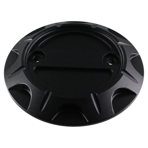 Preview: Motordeckel - Kupplungsdeckel - schwarz - mit Lasergravur → Sportster-Schriftzug