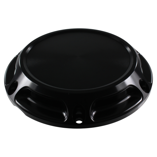 Preview: Motordeckel - Derby-Cover - schwarz - mit Lasergravur → Skull-Party 01