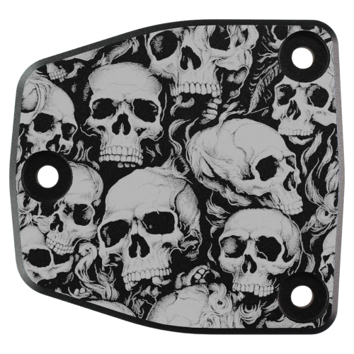 Flüssigkeitsbehälter-Deckel - schwarz → Skull-Party 01