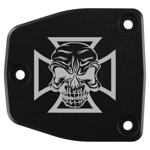 Flüssigkeitsbehälter-Deckel - schwarz → Cross & Skull