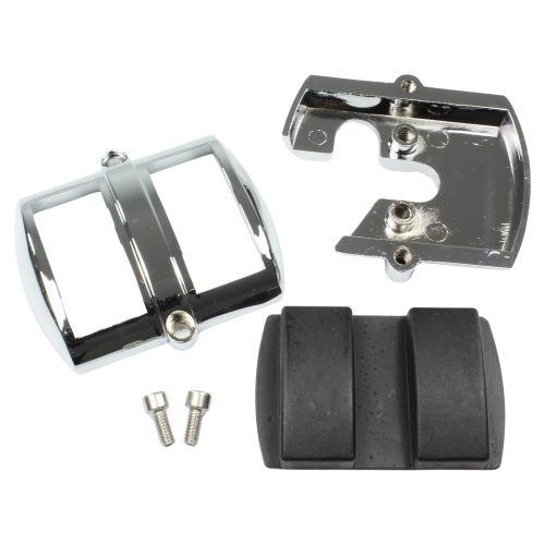 Preview: Bremspedal-Cover mit Gummi → verchromt