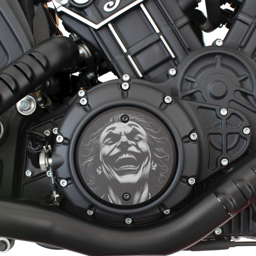Preview: Motordeckel - rechts - mit Lasergravur - Joker 01