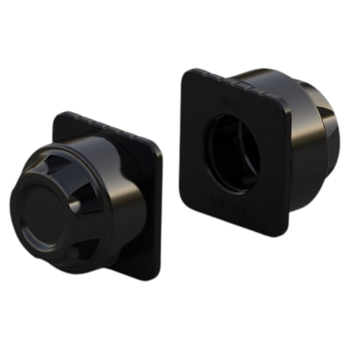 Achs-Cover - hinten links + rechts - Crown → schwarz