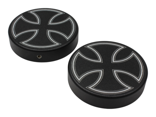 Preview: Schrauben-Cover - Gabelholme - Flat - Cross - schwarz