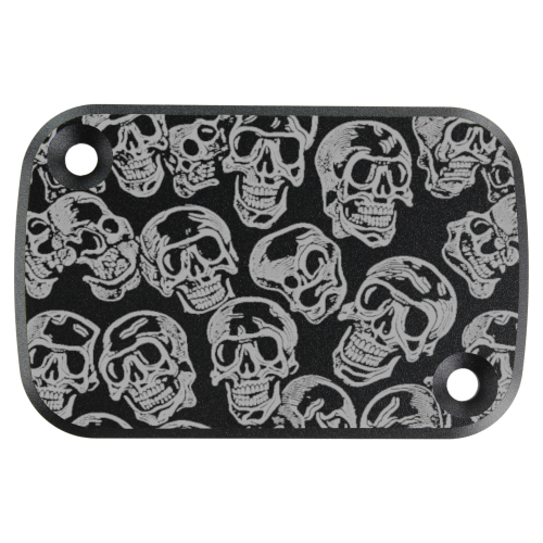 Flüssigkeitsbehälter-Deckel - schwarz → Skull-Party 02
