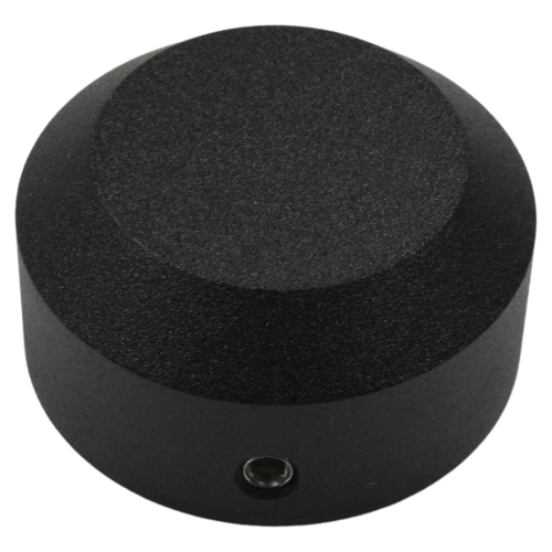 Achs-Cover - vorne links - Smooth - mattschwarz