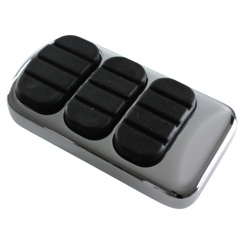 Preview: Bremspedal-Cover mit Gummi → verchromt