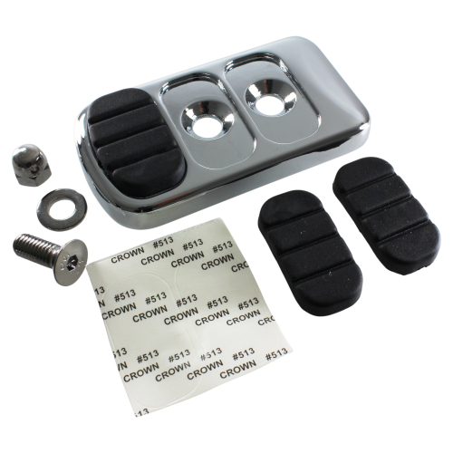 Preview: Bremspedal-Cover mit Gummi → verchromt