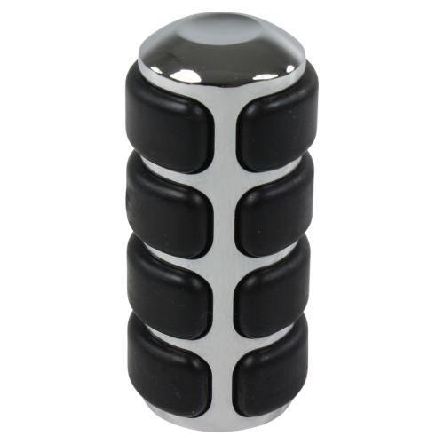 Preview: Schalthebel-Cover rund mit Gummi → verchromt