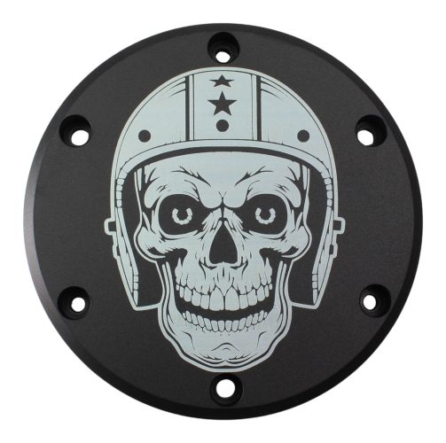Motordeckel - Skull 004 - schwarz