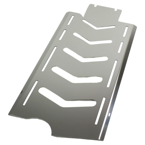 Rahmen-Cover - Fluted - Edelstahl glänzend