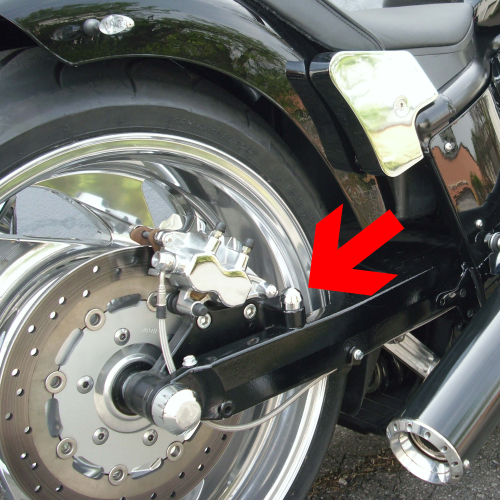 Preview: Schrauben-Cover Bremse hinten - Crown 2 - schwarz