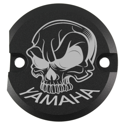 Motordeckel - vorne rechts - Skull - schwarz
