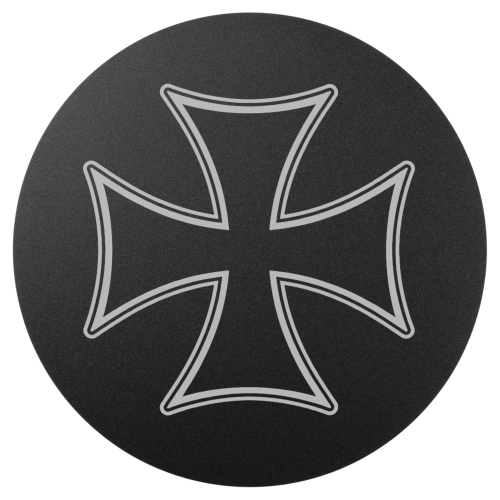 Pulley-Cover schwarz mit Lasergravur → Cross