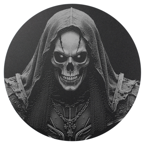 Pulley-Cover schwarz mit Lasergravur → Reaper 02