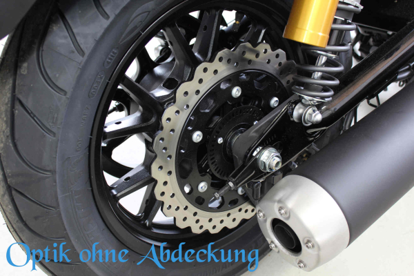 Preview: Achs-Cover - hinten rechts - Smooth - schwarz