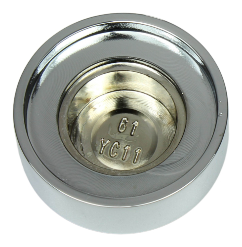 Preview: Achs-Cover - hinten rechts - Smooth - verchromt