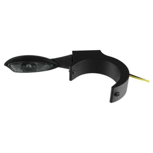 Preview: Blinkerhalter - Gabelholm - Shorty - 41mm - M8 - mattschwarz