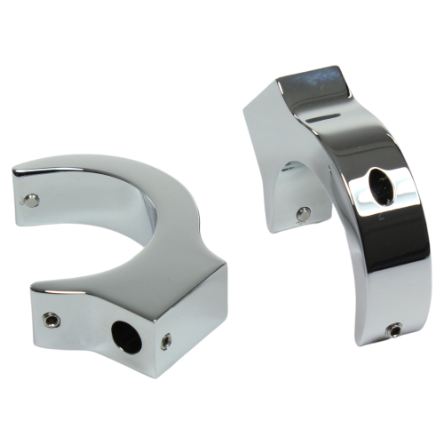 Blinkerhalter - Gabelholm - Shorty - 43mm - M8 - verchromt