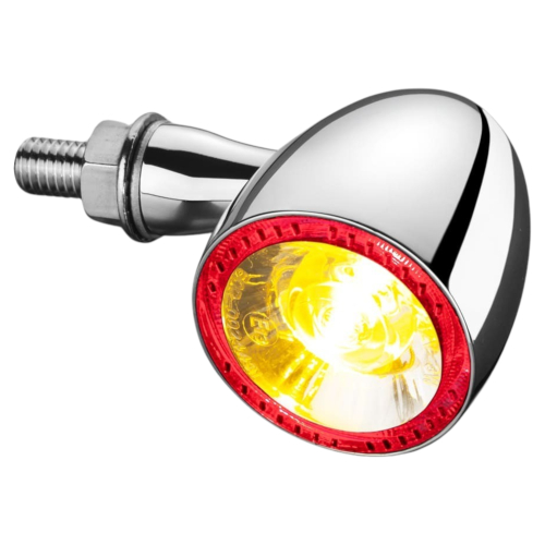 Blink-/Brems-/Rücklicht - KM - Bullet 1000 DF → verchromt