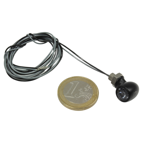 Blinker - KM - Bullet Atto - schwarz - Dark