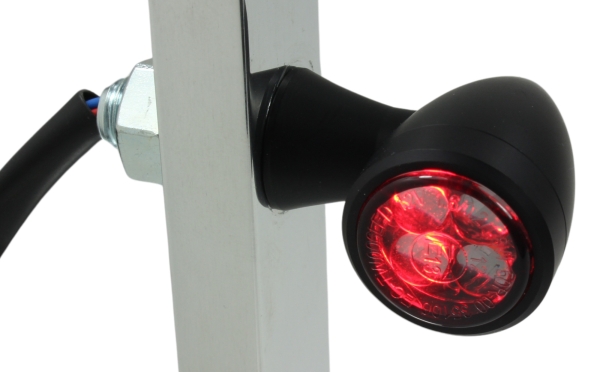 Preview: Blink-/Brems-/Rücklicht - Zero - mattschwarz