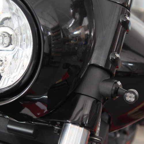 Blinkerhalter - Front + Blinker → Zero schwarz