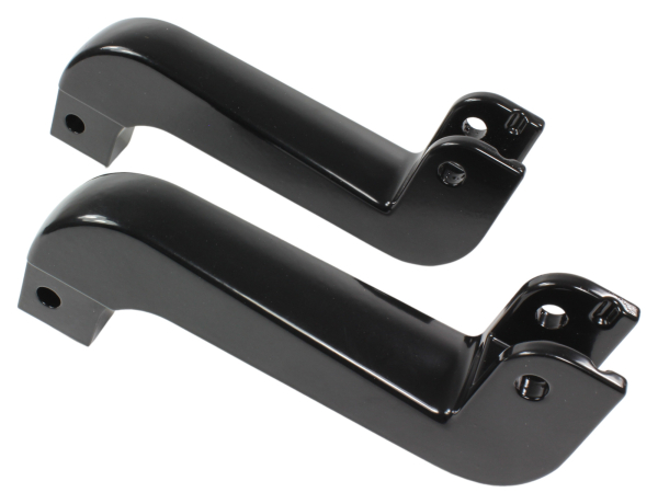 Sozius-Fußrasten-Tieferlegung - Paar - schwarz