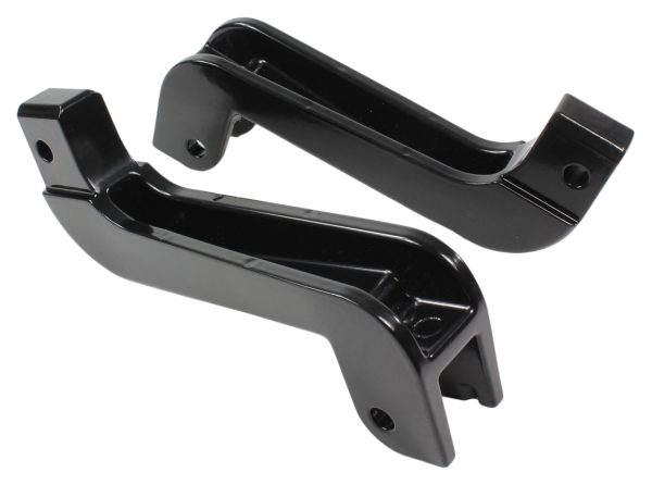 Preview: Sozius-Fußrasten-Tieferlegung - Paar - schwarz