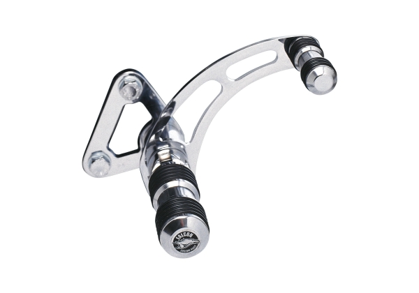 Fußrastenanlage - Falcon - 7 cm vorverlegt - verchromt