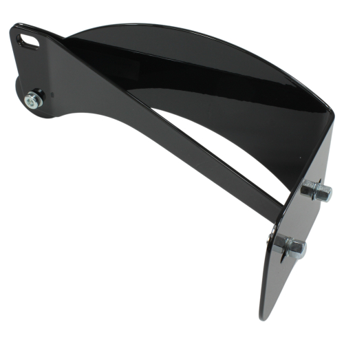 Preview: seitlicher Kennzeichenhalter - lang - schwarz - mit Zulassung